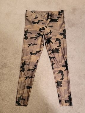 Koral Camo Leggings in Olive, Tan & Black
